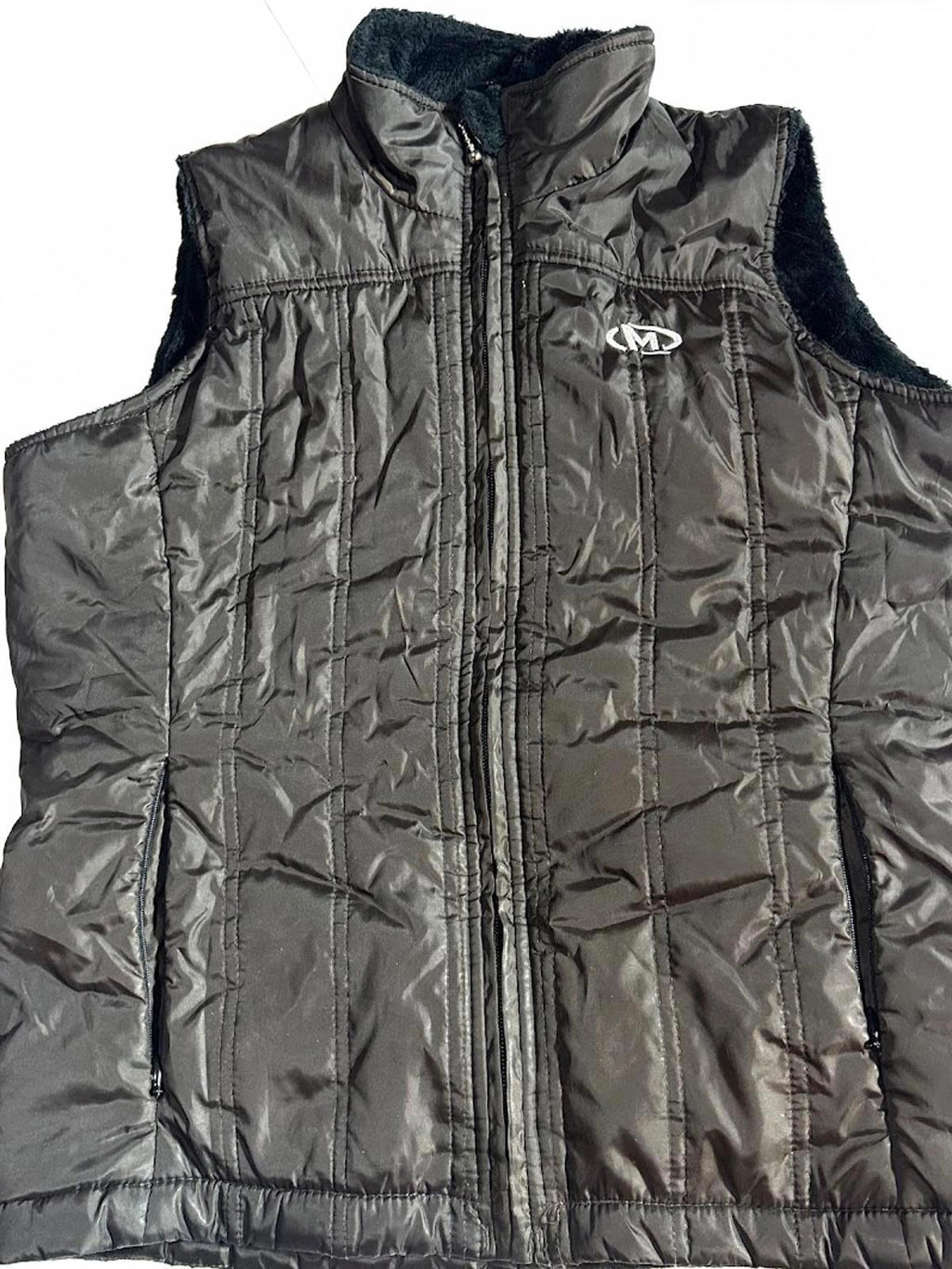 Marker Quilted Insulated Fleece Lined Vest Small