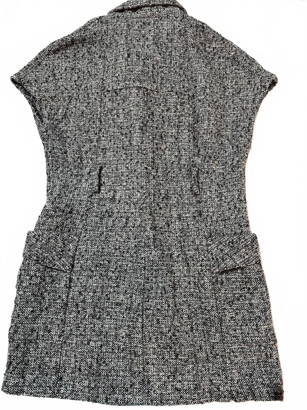 Urban Behavior Textured Zip Sleeveless Long Vest M