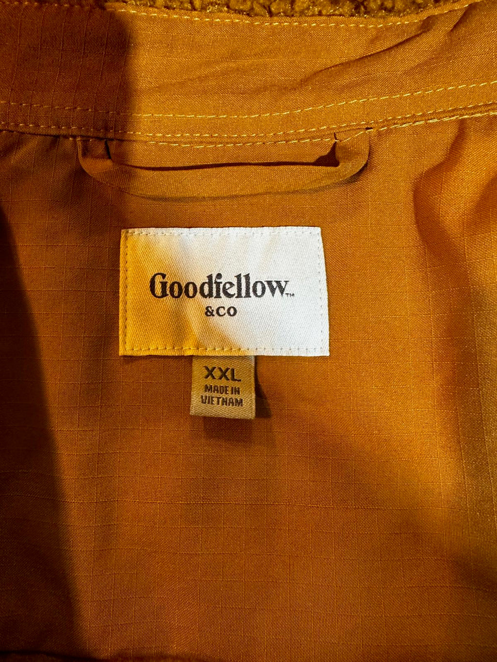 Goodfellow Sherpa Shirt Jacket XXL – Mustard