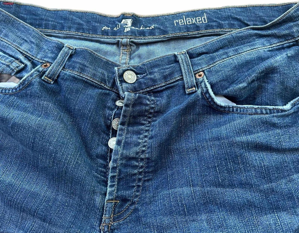 7 For All Mankind Bootcut Jeans 36x28 USA Denim