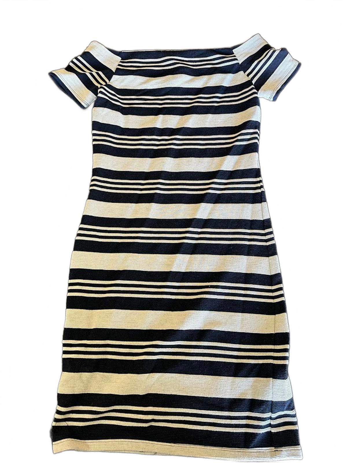 Topshop Striped Knit Bodycon Dress US 6