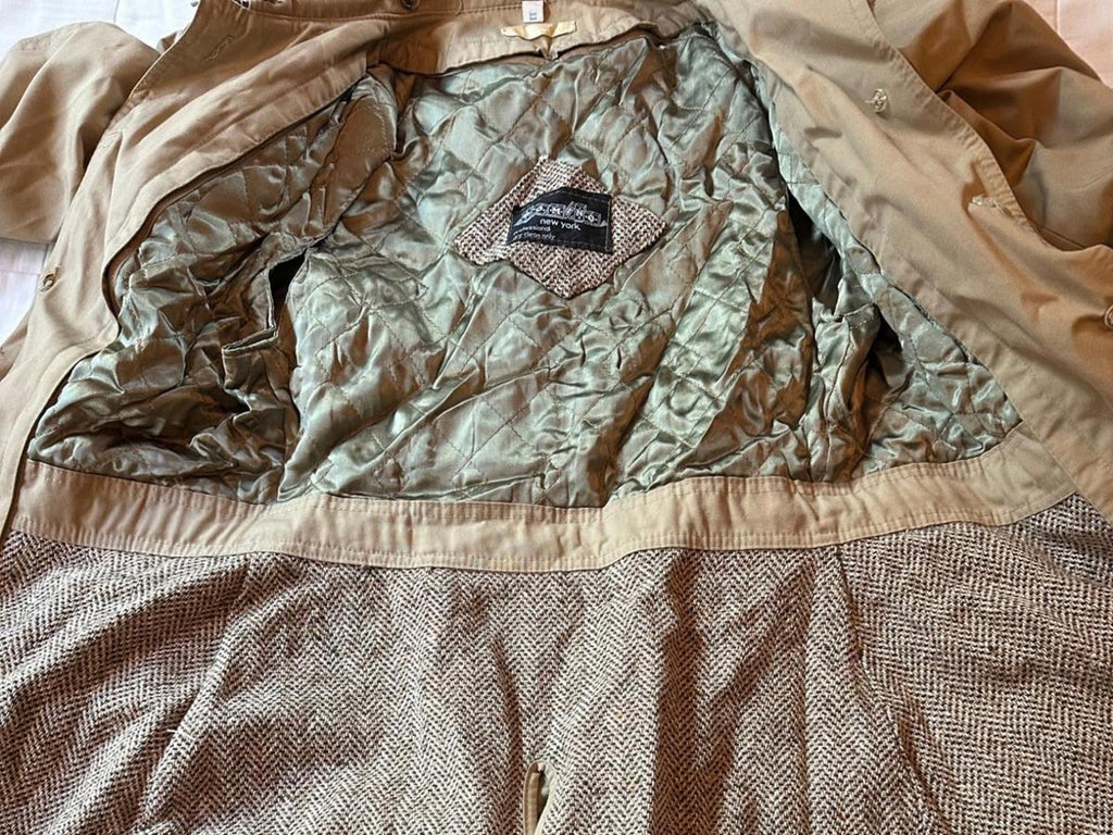 Domino New York Trench Coat w/ Liner Sz 11/12
