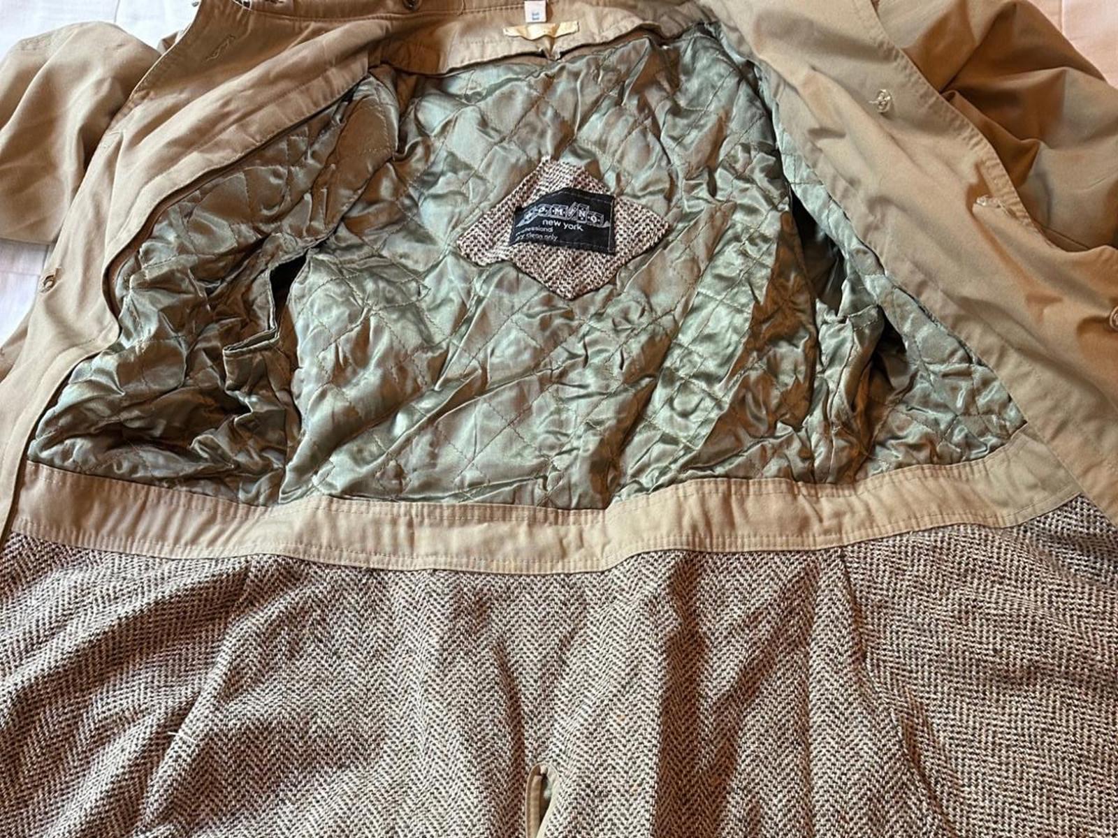 Domino New York Trench Coat w/ Liner Sz 11/12