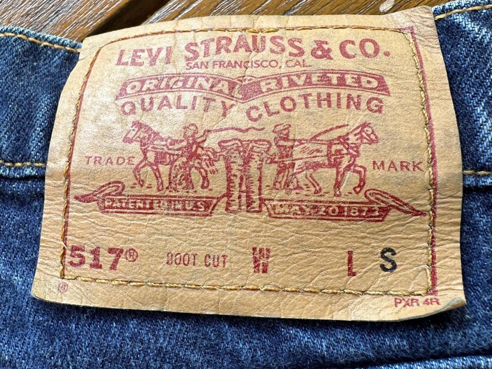 Vintage Levi’s 517 Boot Cut Jeans Jr Size 9 Short – Made in USA  Dark Wash denim