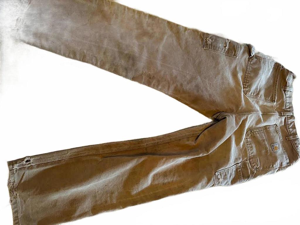 Vintage Carhartt B01 Brown Duck Work Pants 34×30