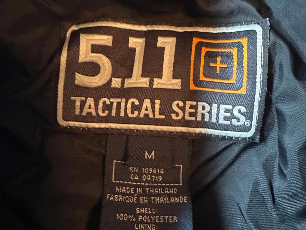 5.11 Tactical Series Black Zip Jacket Men’s Medium