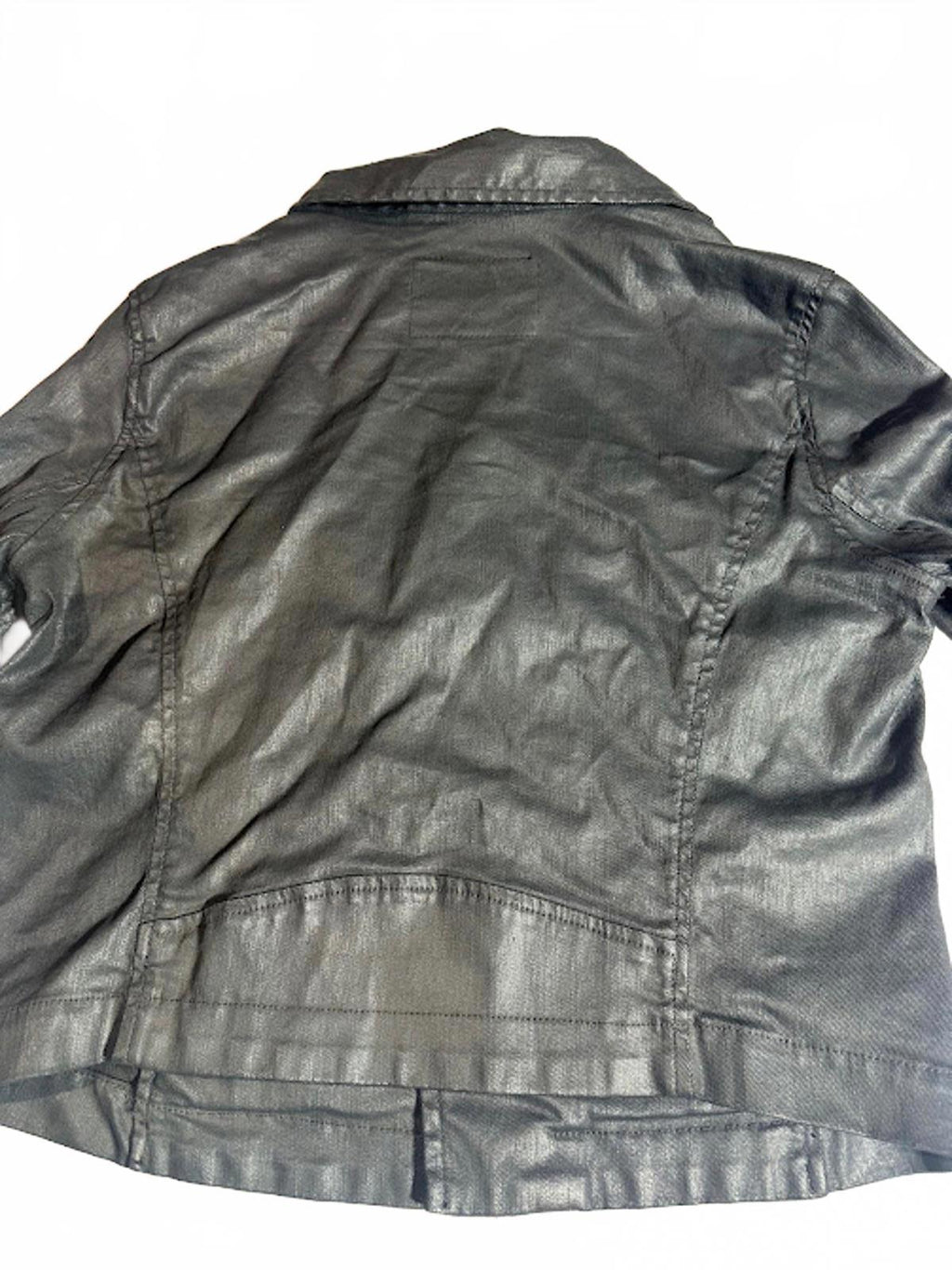 Adriano Goldschmied coated cotton biker-style jacket