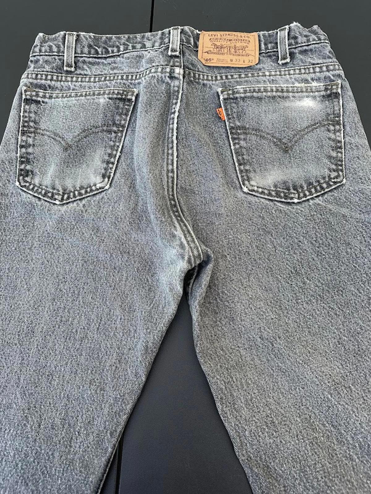 Levi’s 505 Faded Black Jeans USA 33x32