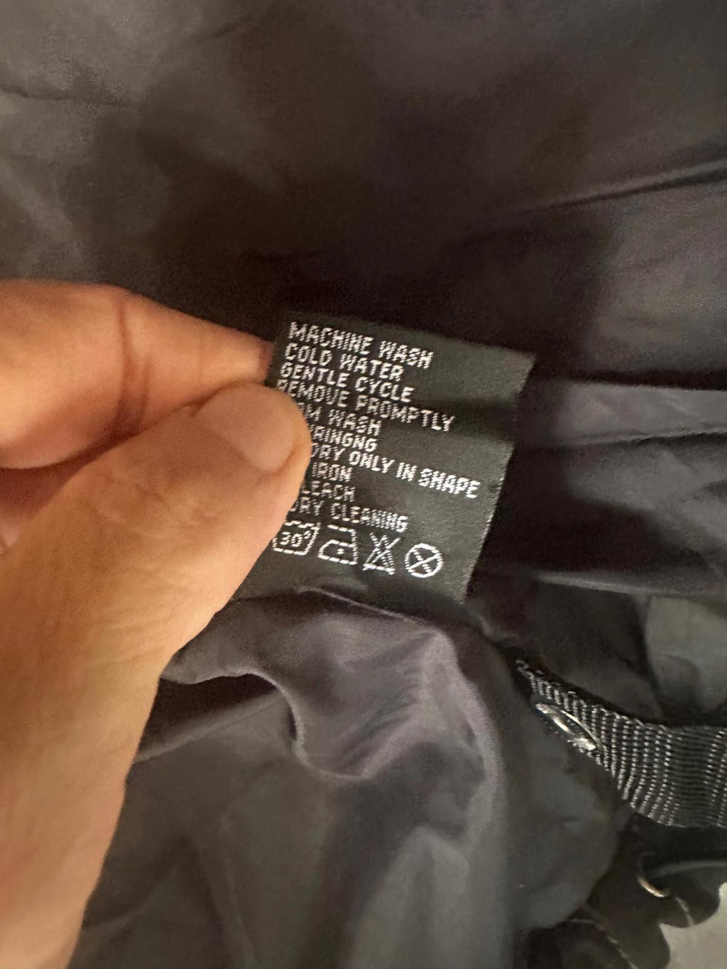 Vintage Marker Quilted Ski Jacket L Black Insulated Wtr Coat