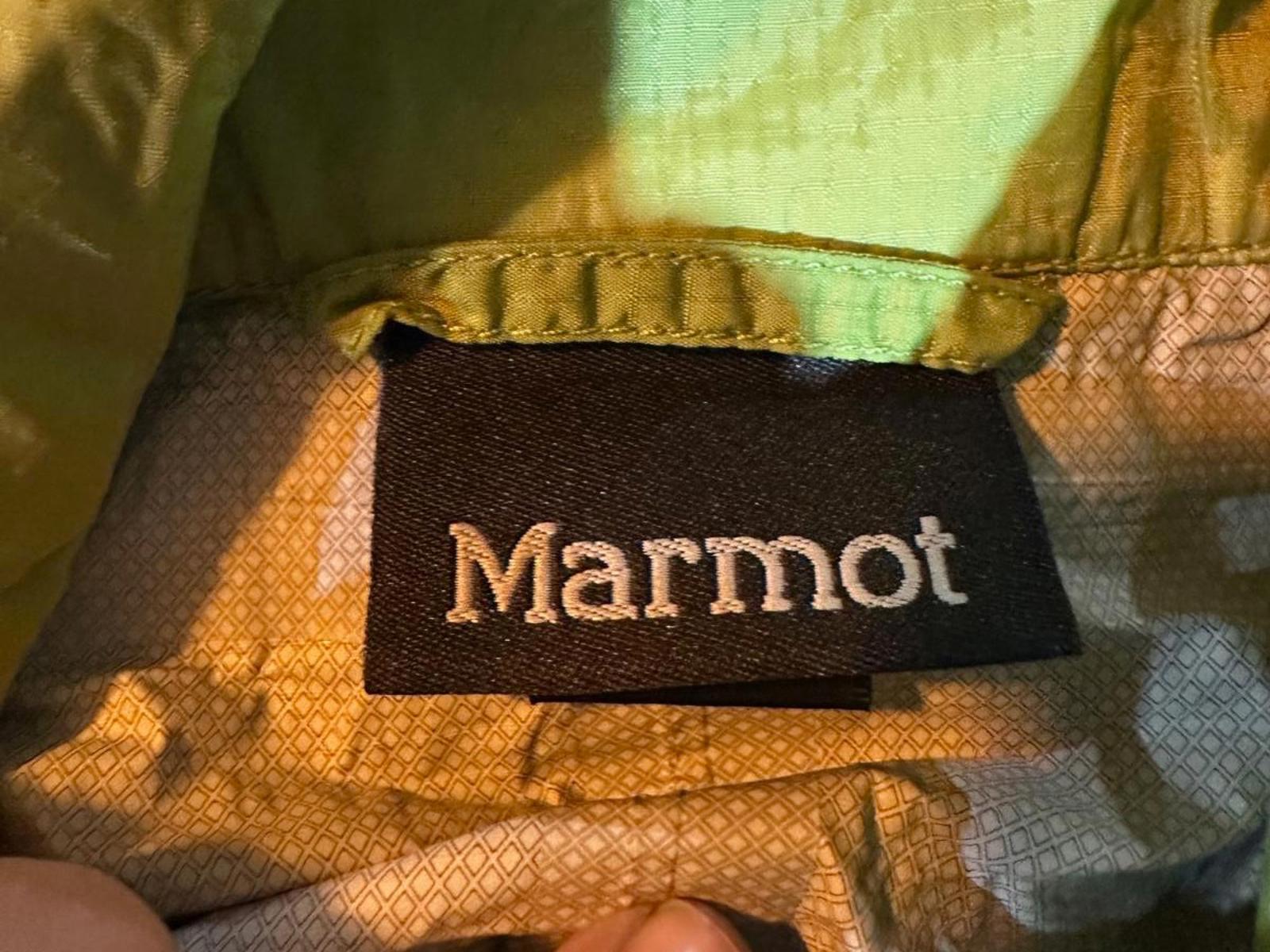 Marmot PreCip Lime Rain Jacket — Women’s Large
