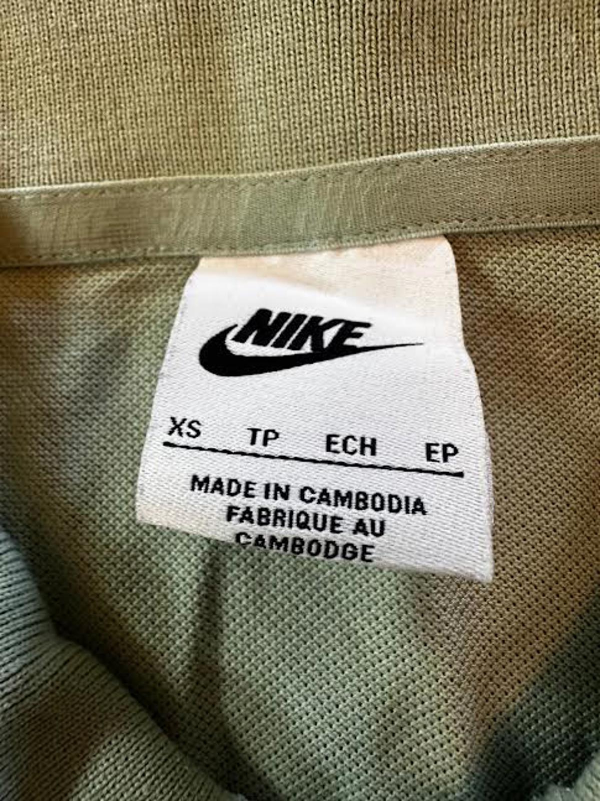 Nike Green Polo Shirt XS Embroidered Swoosh