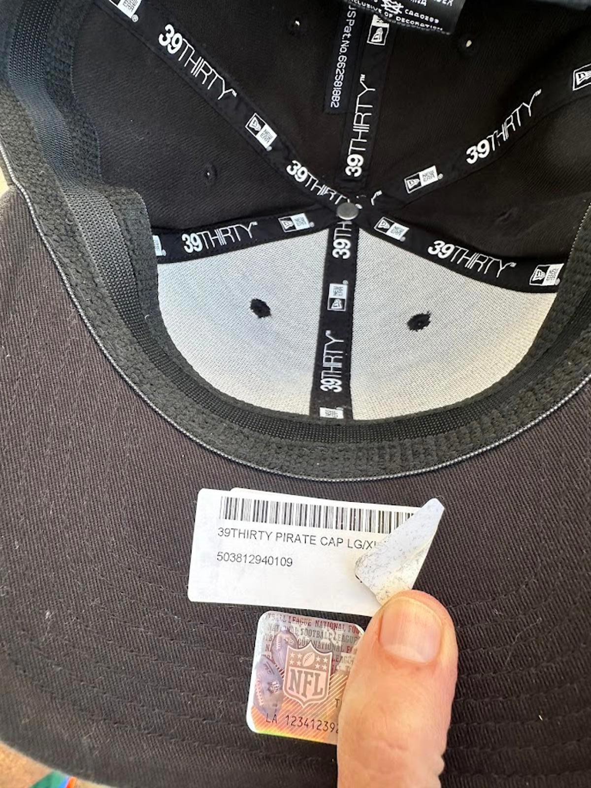 Raiders New Era 39THIRTY Flex Hat L/XL
