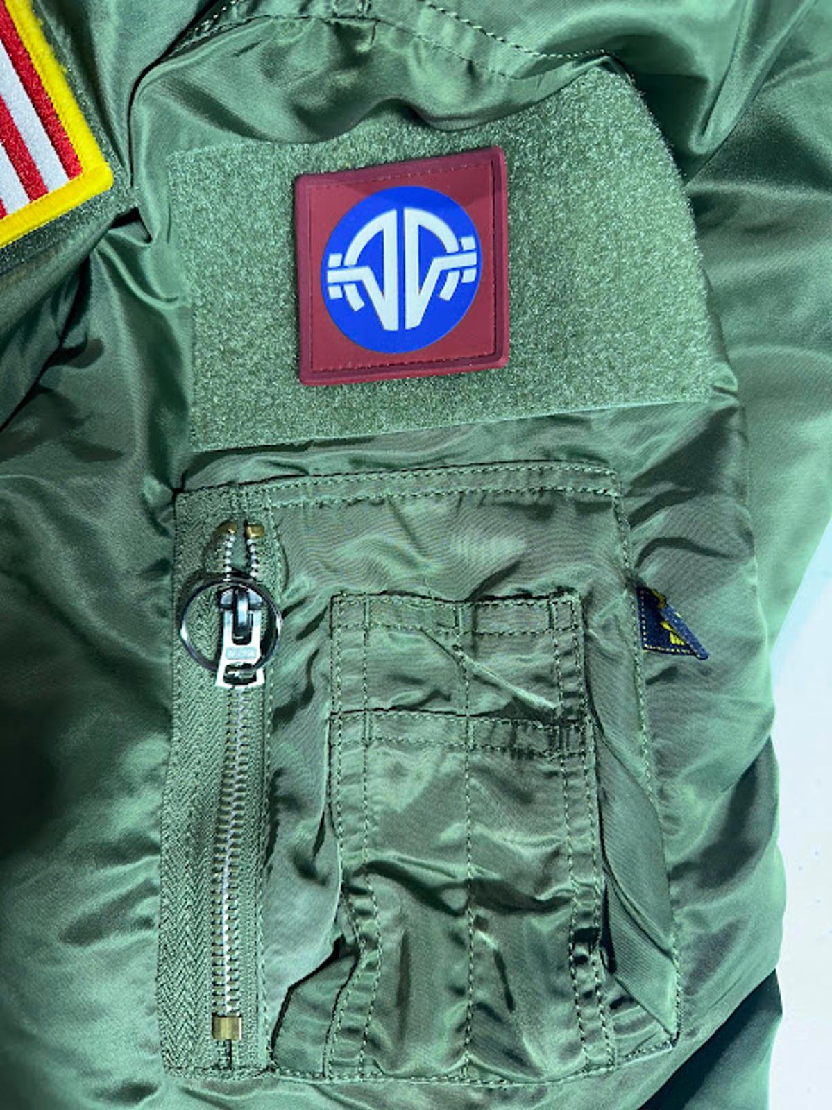 Alpha Industries Reversible MA-1 Bomber Jacket Olive/Orange