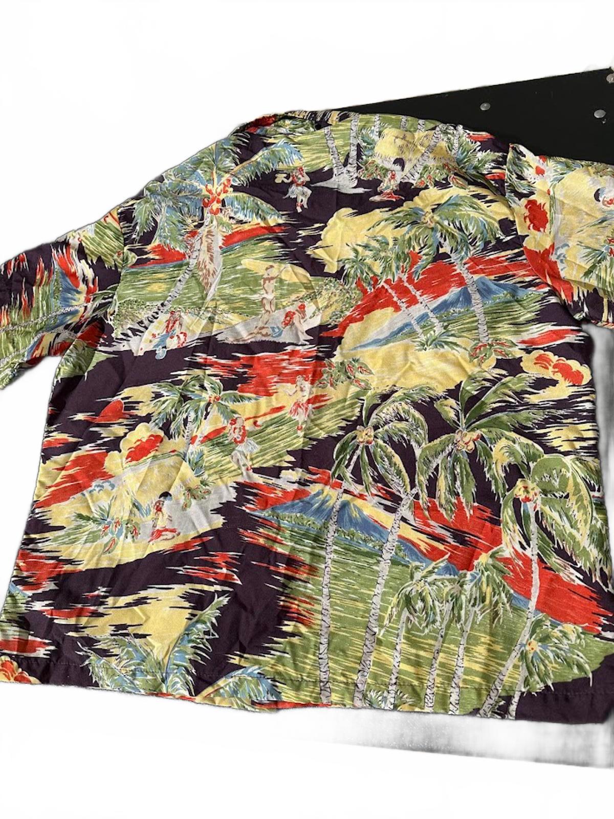 Vintage Kennington Hawaiian Shirt XL Tiki Print