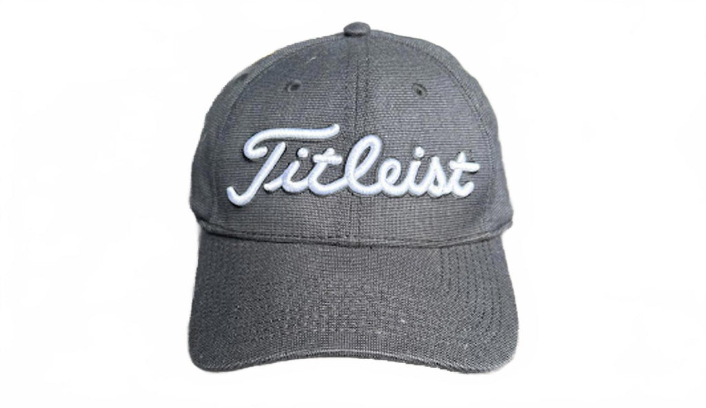 Titleist Black Stretch Fit Golf Hat L/XL