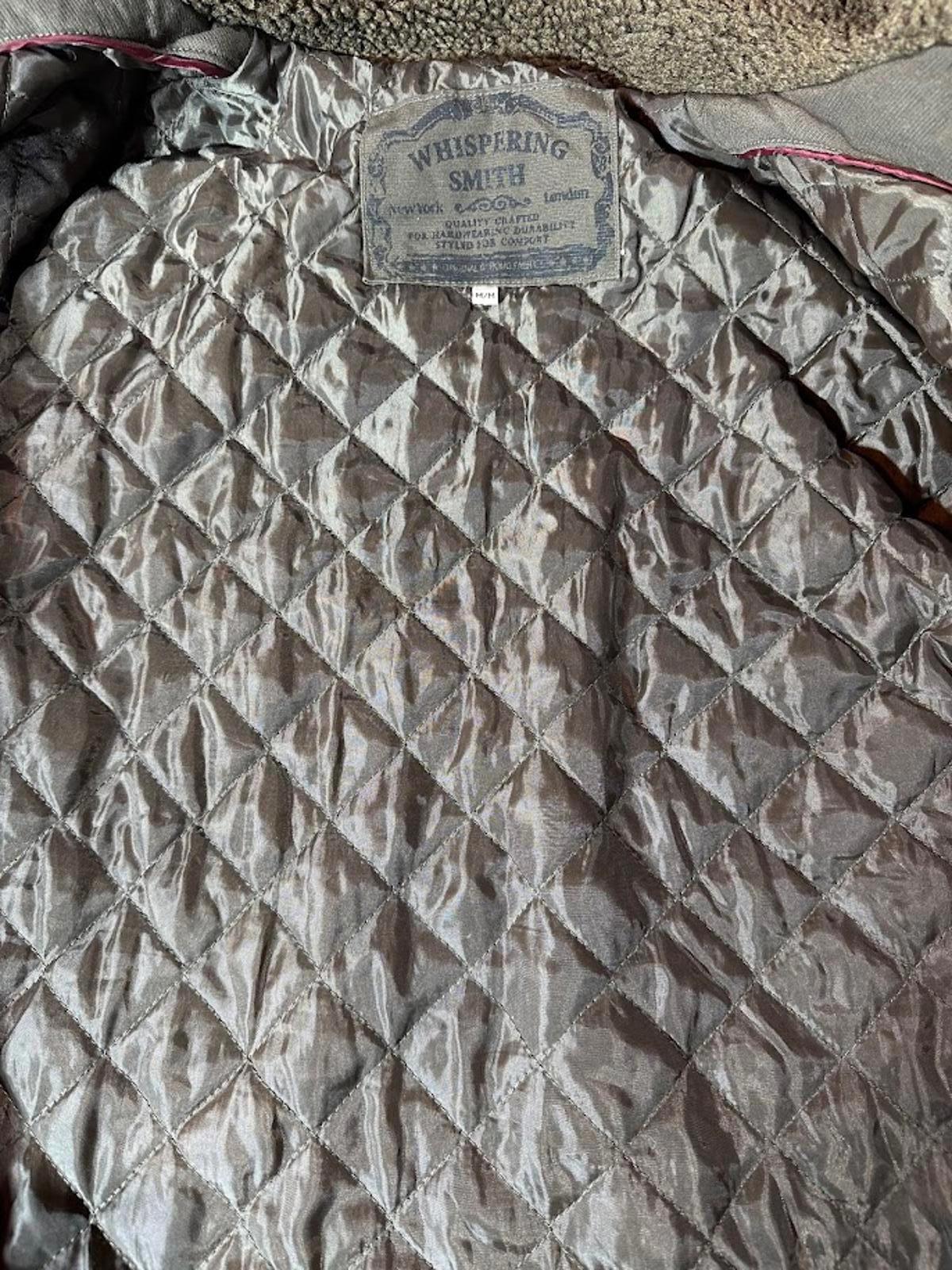 Vintage Whispering Smith Quilted Field Jacket Utility Coat