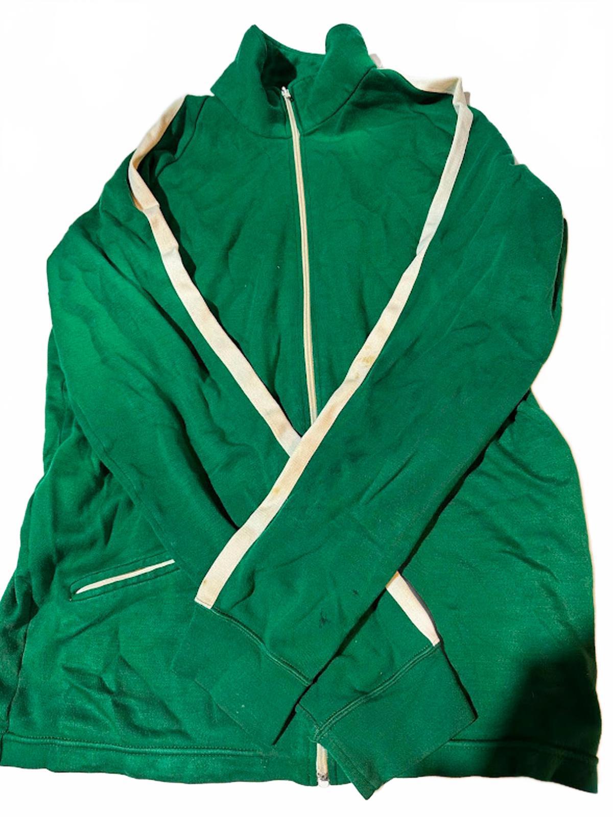Vintage Jelenk Japan Track Jacket • Green Zip • M/L