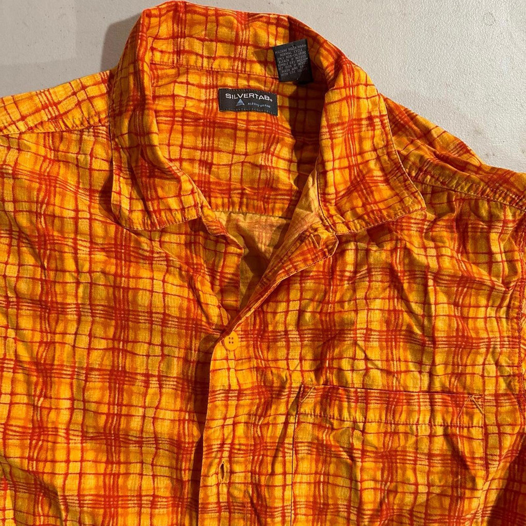 Levi’s Silvertab Orange Plaid Shirt