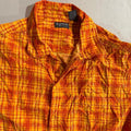 Levi’s Silvertab Orange Plaid Shirt