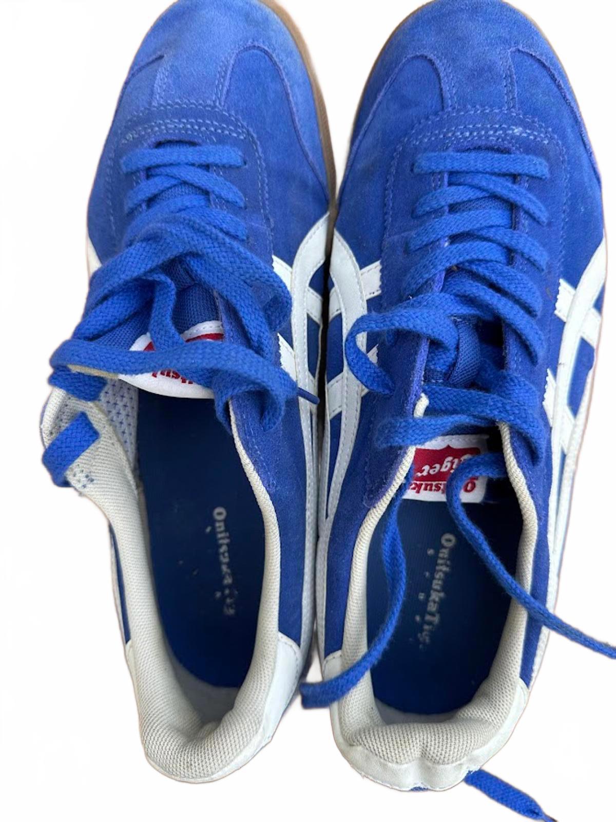 Onitsuka Tiger Blue Suede Sneakers US 9