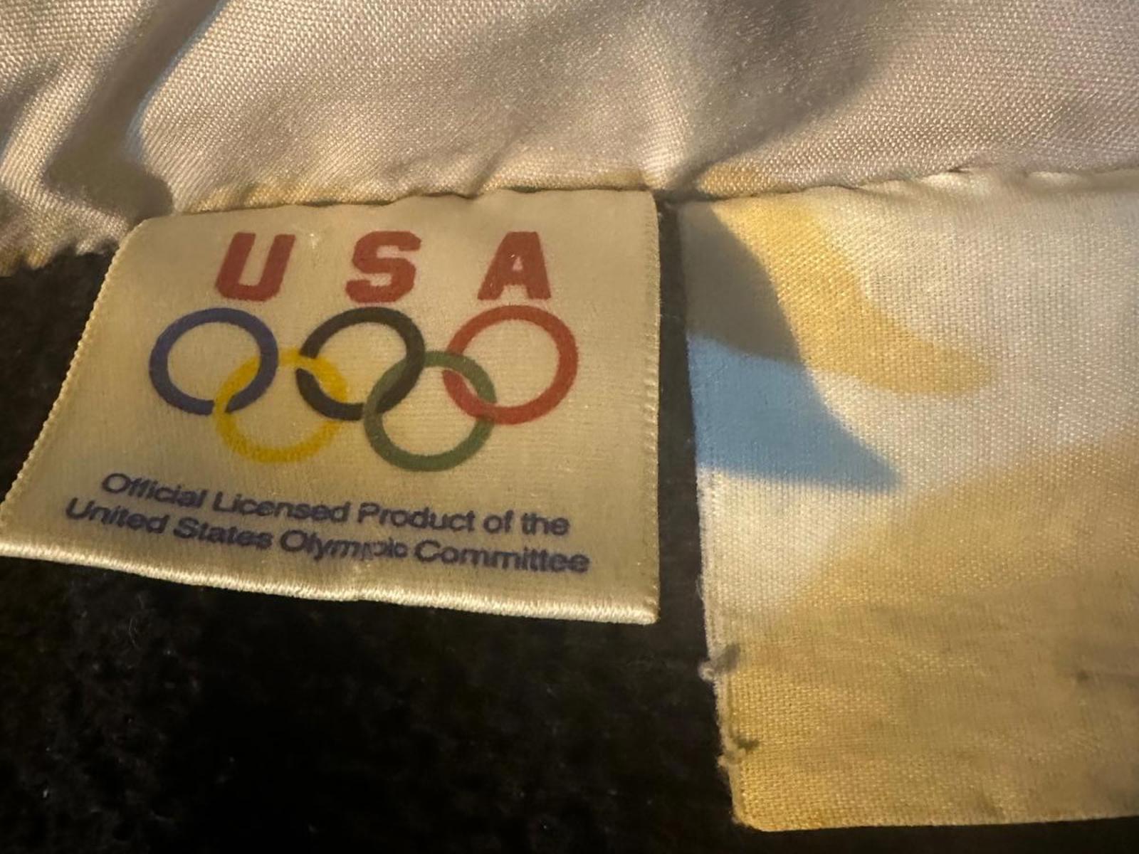 Vintage 1980s 1990 USA Olympics Windbreaker Official License