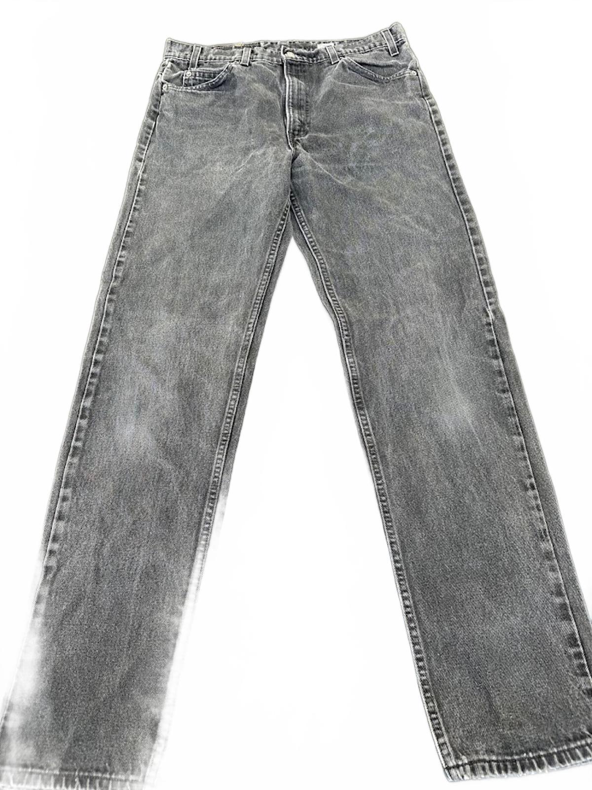 Levi’s 505 Black Jeans 36x33.5 Faded Wash