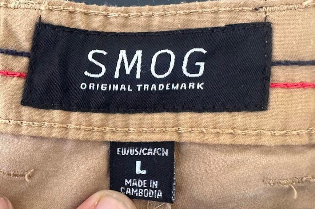 SMOG Khaki Shorts Size L 36 Waist