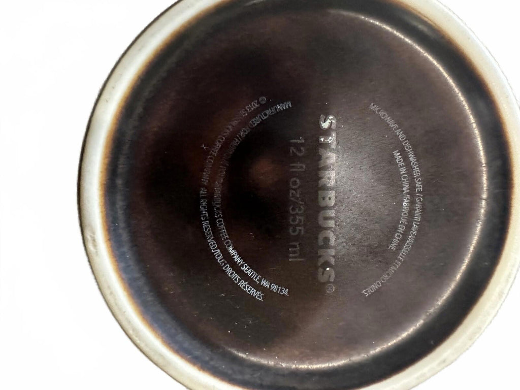 Starbucks 2013 Brown Ceramic 12 Oz Mug. 3 Available.