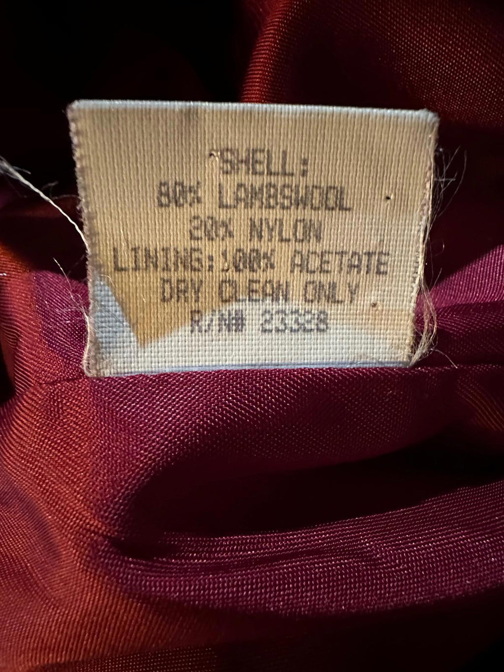 Kristen Blake Red Wool Peacoat Women’s Size 6