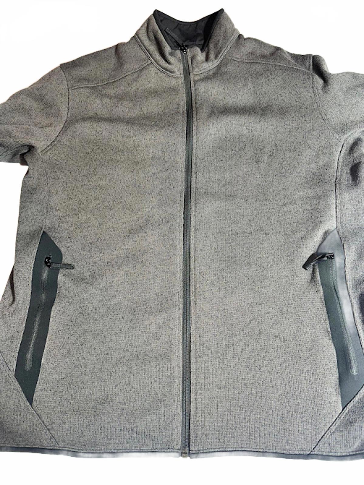 Arc’teryx Men’s Gray Fleece Zip Jacket XL