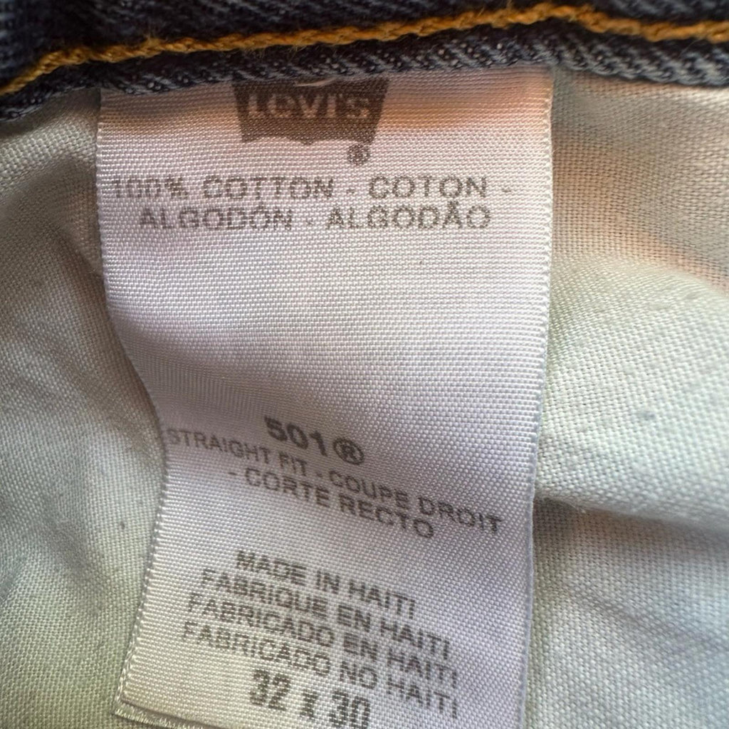 Levi's Blue Straight Leg Jeans Classic Denim 32x30