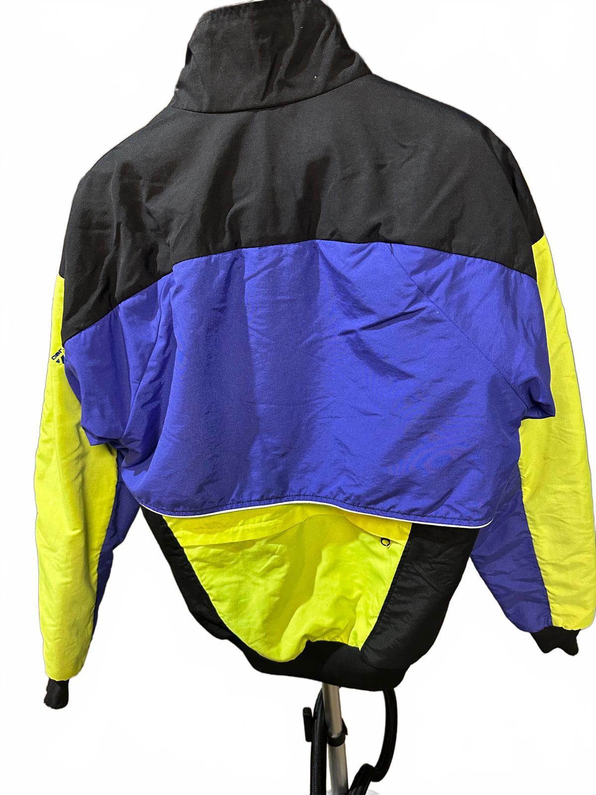 Vintage Cannondale Chartreuse Purple Black Windbreaker L