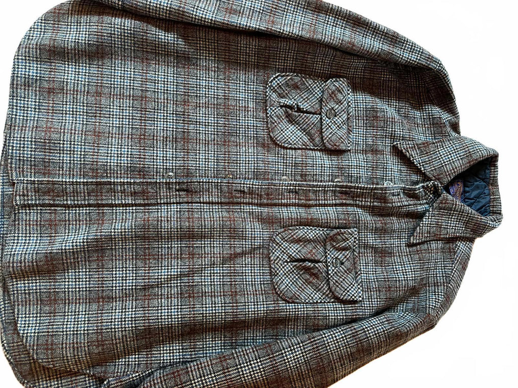 Vintage Pendleton Youth XL Wool Plaid Shirt USA