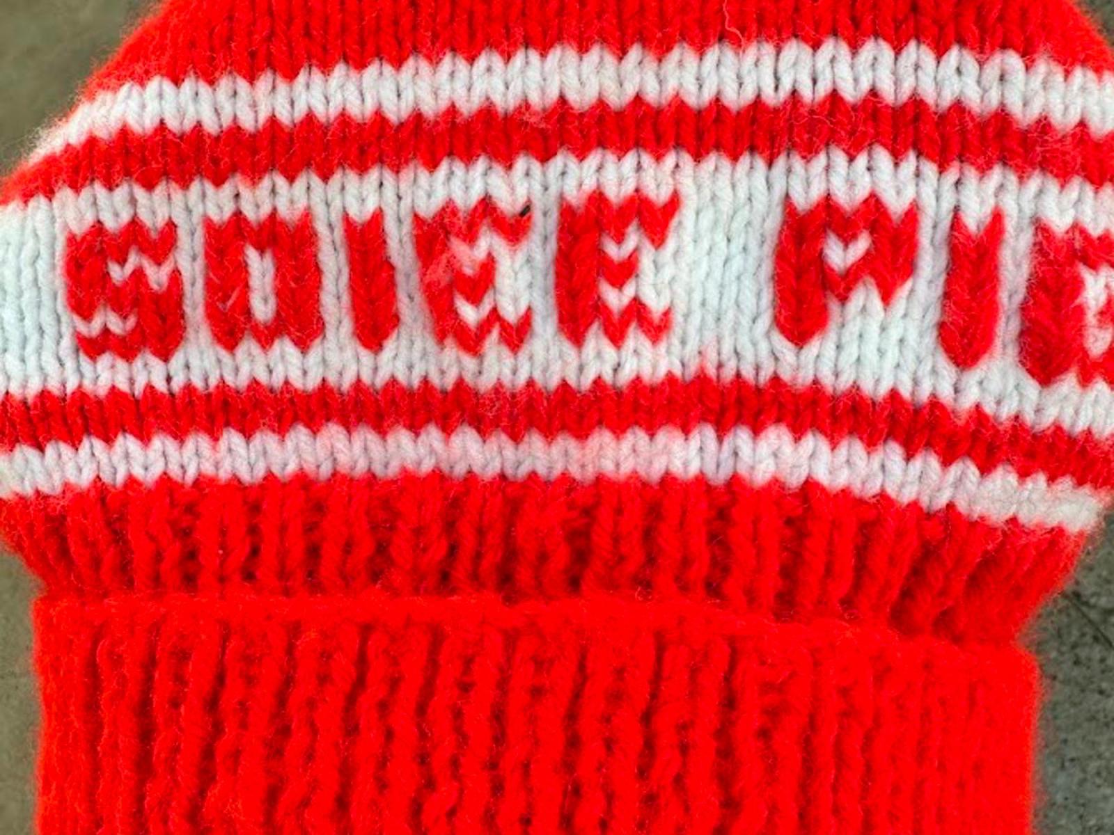 Arkansas Razorbacks Sooie Pig Knit Pom Beanie