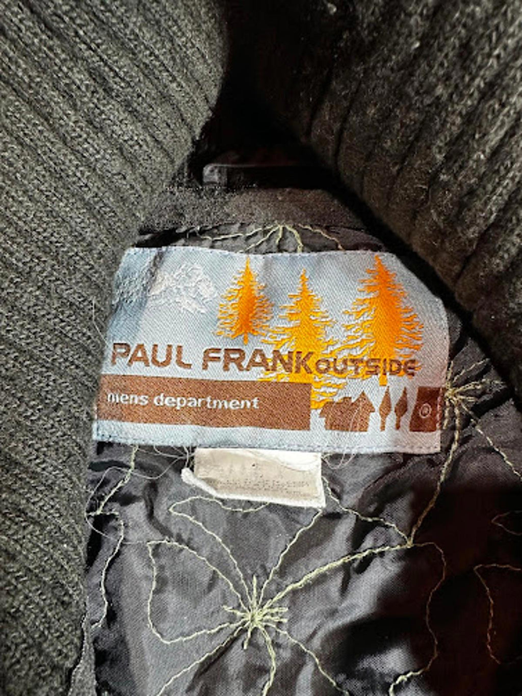 Vintage Paul Frank Outside Y2K Quilted Jacket Men’s L