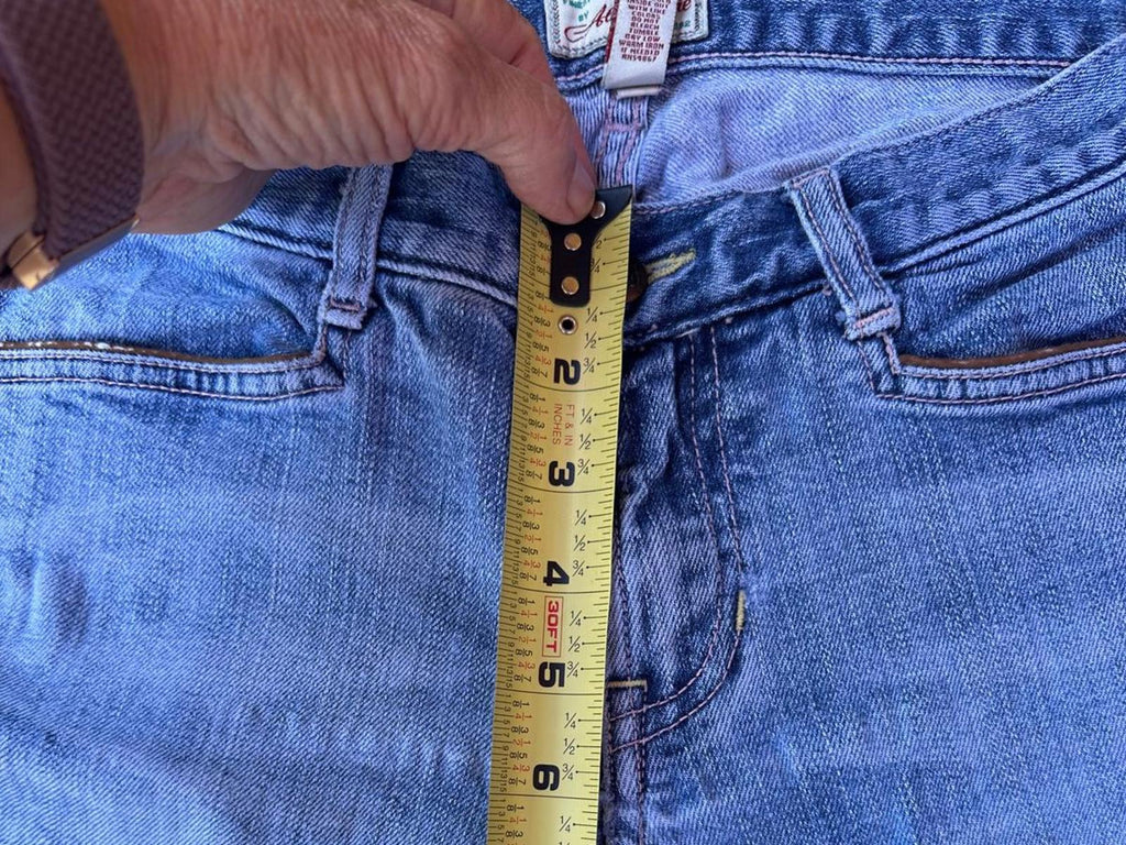 Vintage Abercrombie & Fitch Low Rise Bootcut Jeans Size 2 Distressed Y2K Style
