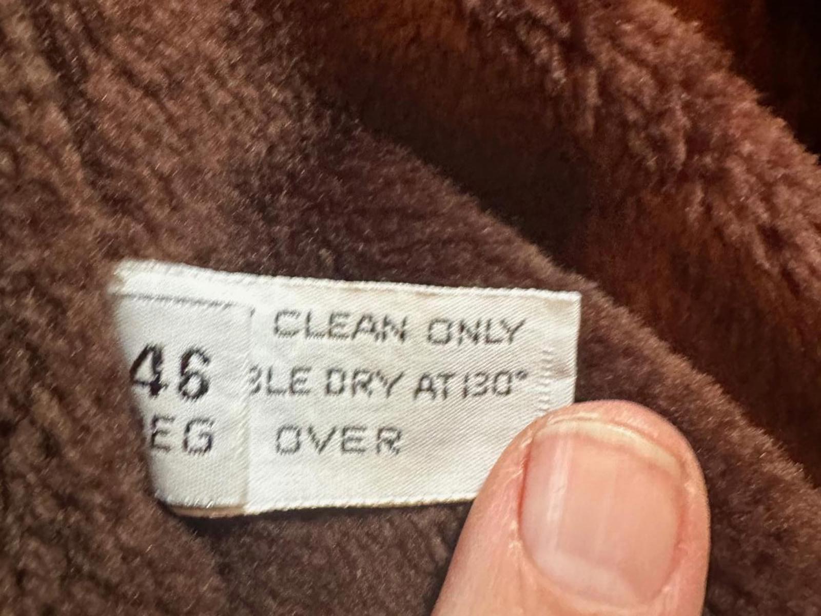 London Fog Brown Bomber Jacket Zip-Out Liner 46R