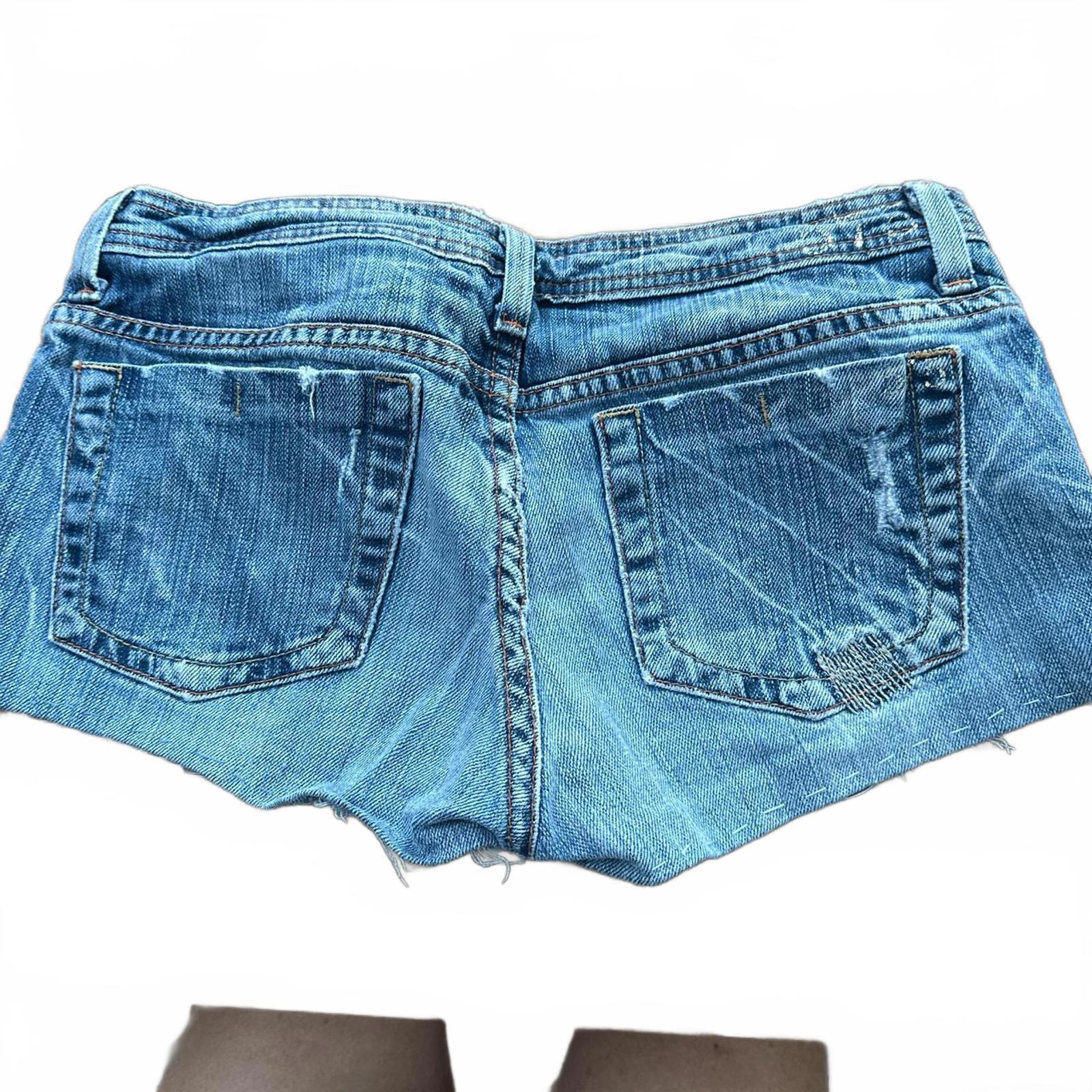 375 LA Denim Cutoff Shorts Distressed