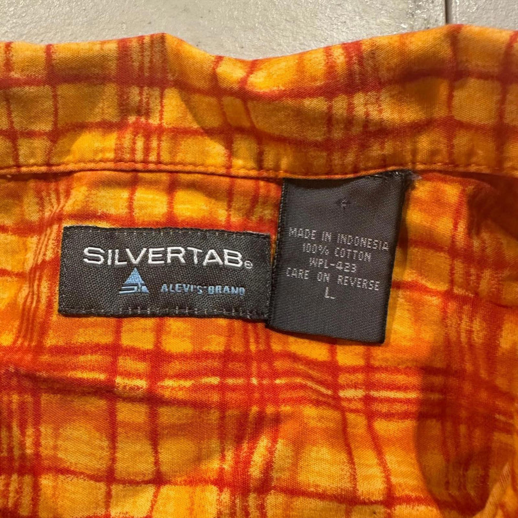Levi’s Silvertab Orange Plaid Shirt