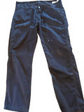 Carhartt Navy Work Pants Paint Splatter 34×27