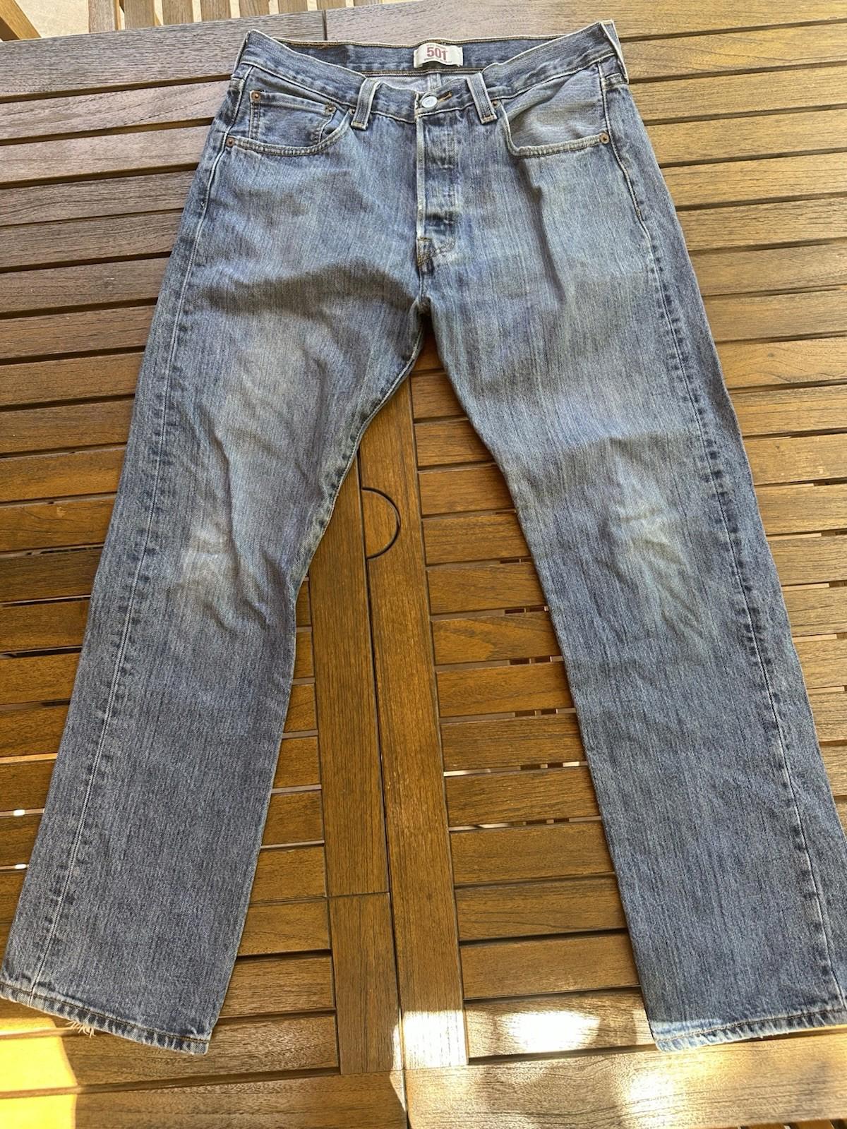 Levi's Jeans 501 Original Fit Straight Leg Button-Fly Mens Size 32x30*