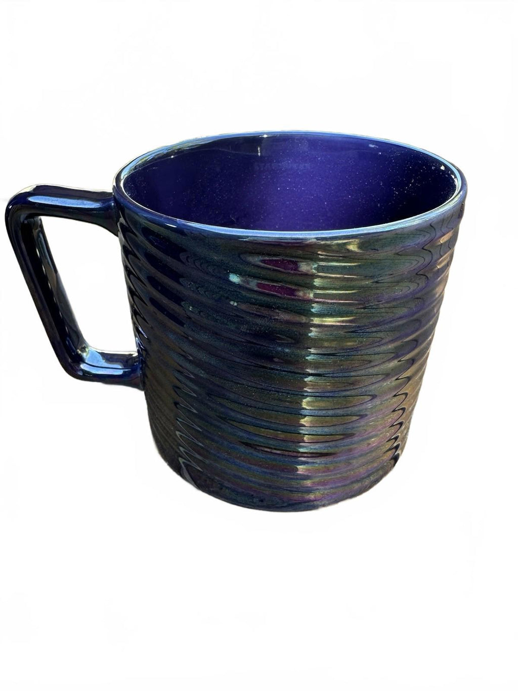 Starbucks Luster Swirl Mug 12oz 2020 Holiday Christmas iridescent