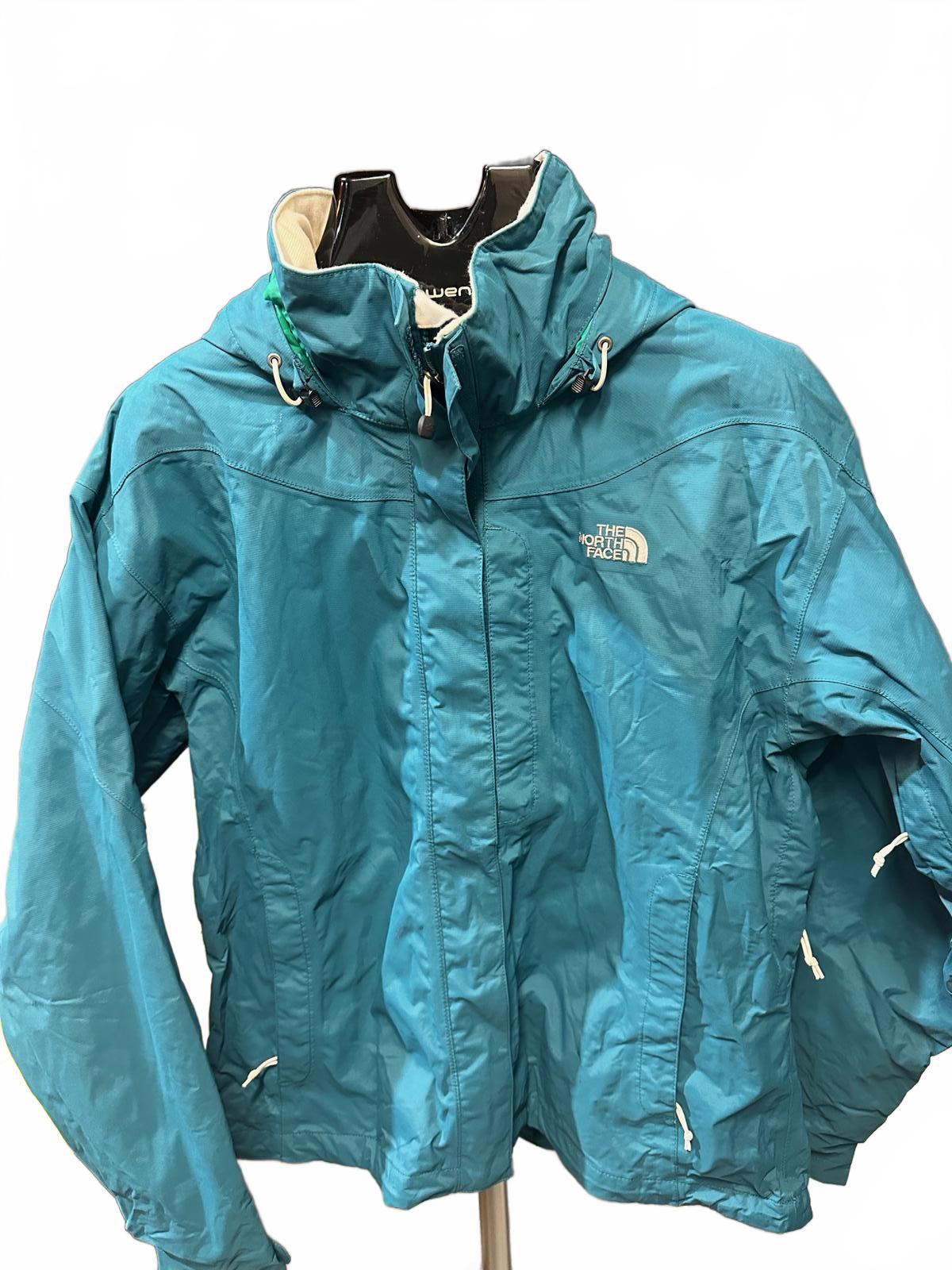 North Face Women’s Teal Hooded Ski Jacket L