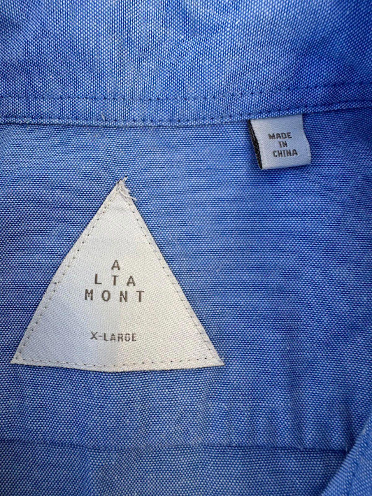 Altamont Blue Button Shirt XL Short Sleeve