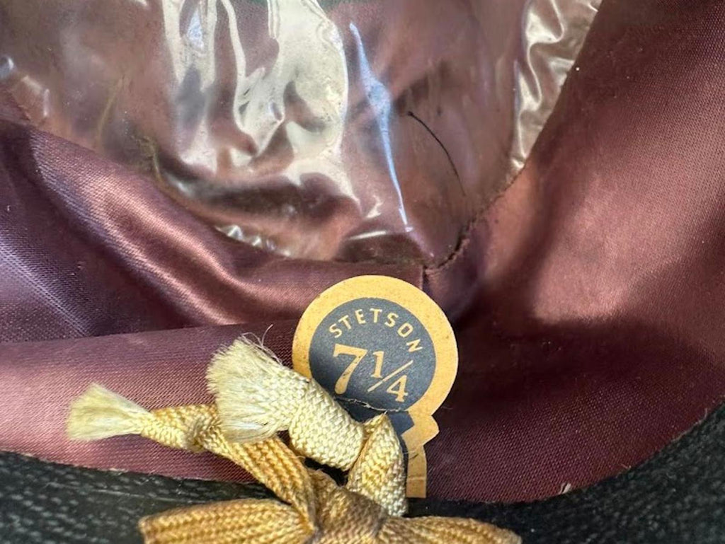 Stetson 714 Brown Fur Felt Fedora USA