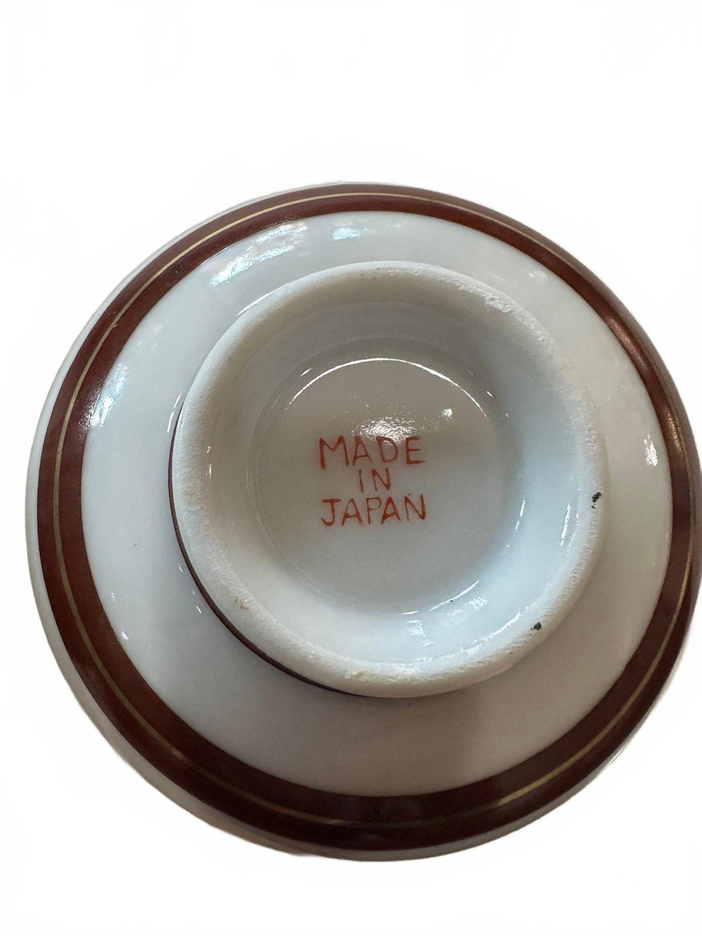 Vintage Japanese Tea Bowls Geisha Set of 6