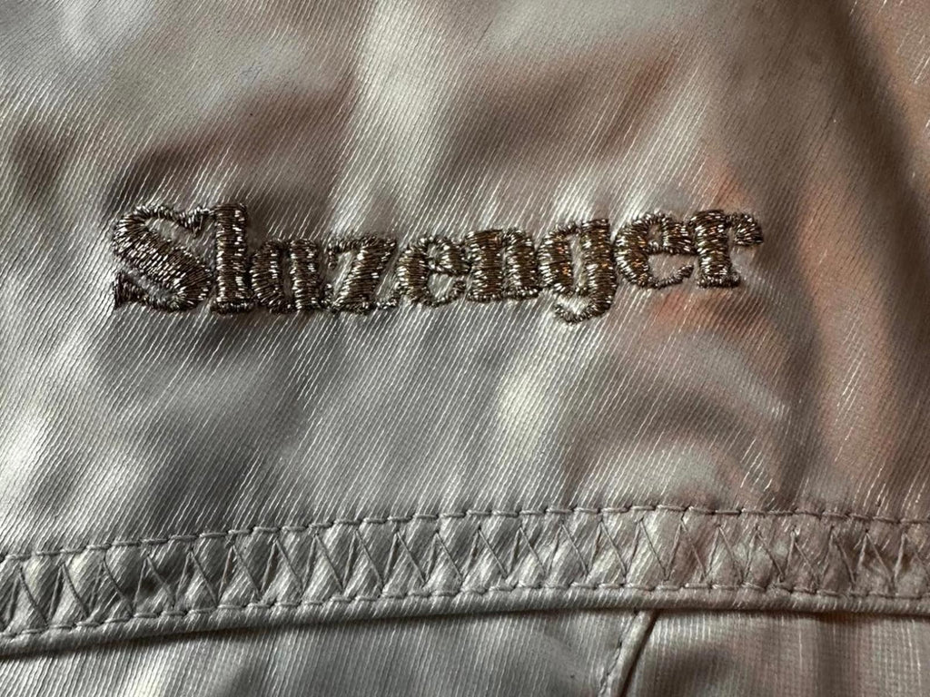 Slazenger Y2K Metallic Puffer Jacket 95 Faux Fur Hood Korea