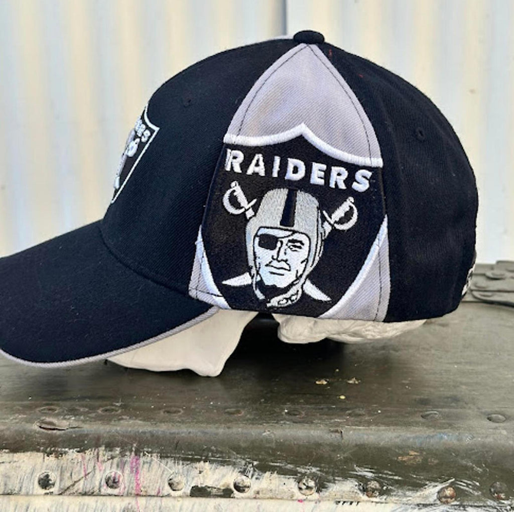 Reebok Oakland Raiders NFL Strapback Hat Black Gray