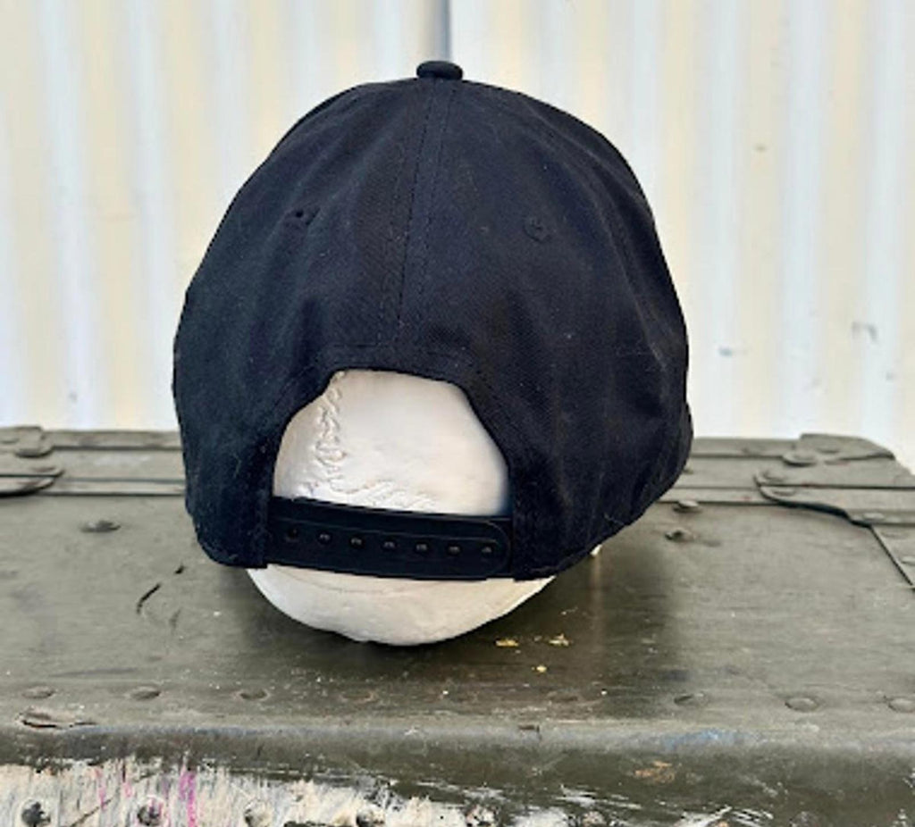 Nirvana Smiley Face Snapback Hat Black