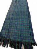 Vintage Pendleton Black Watch Wool Tartan Scarf
